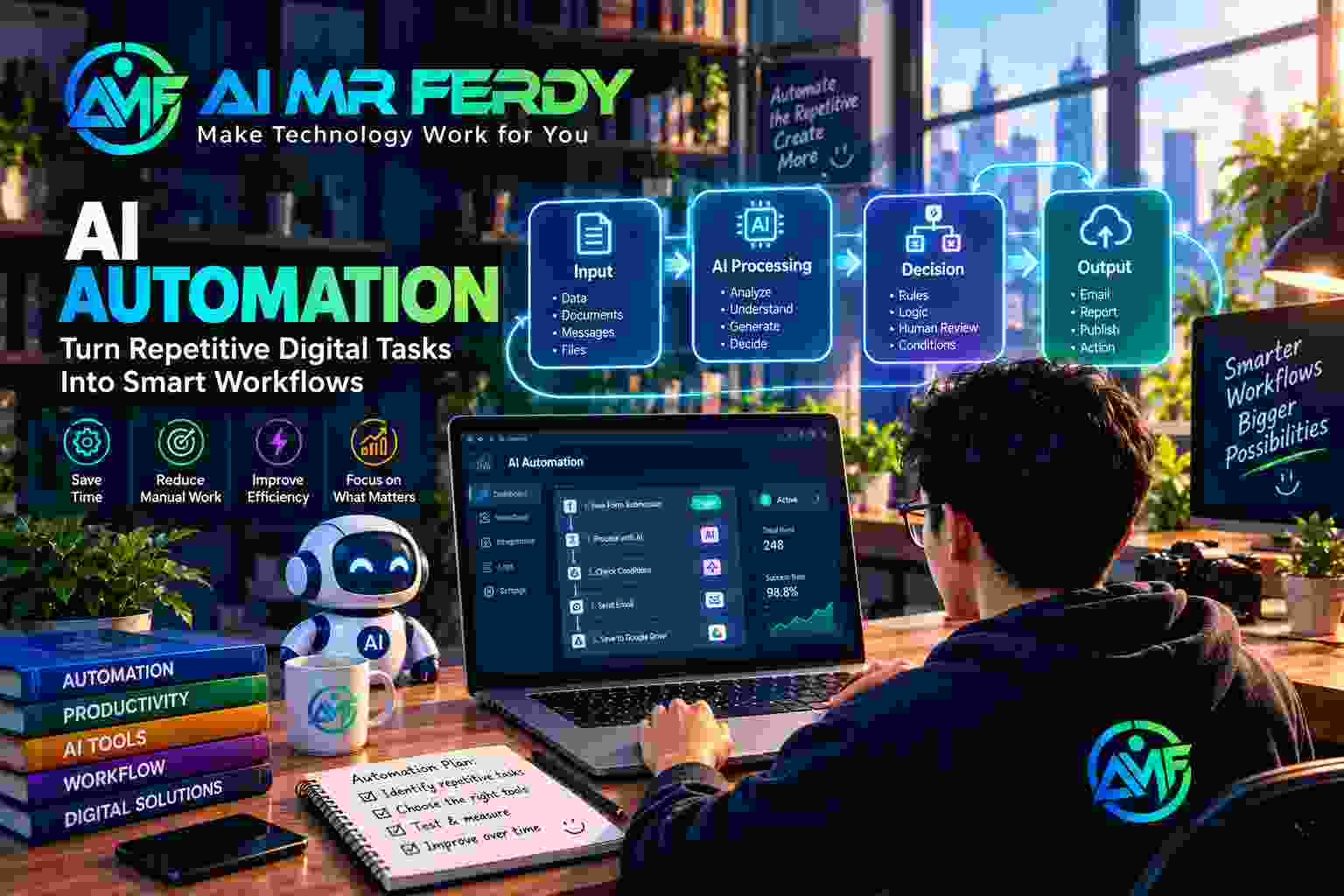 AI Mr Ferdy dan AI Automation untuk Otomatisasi Digital