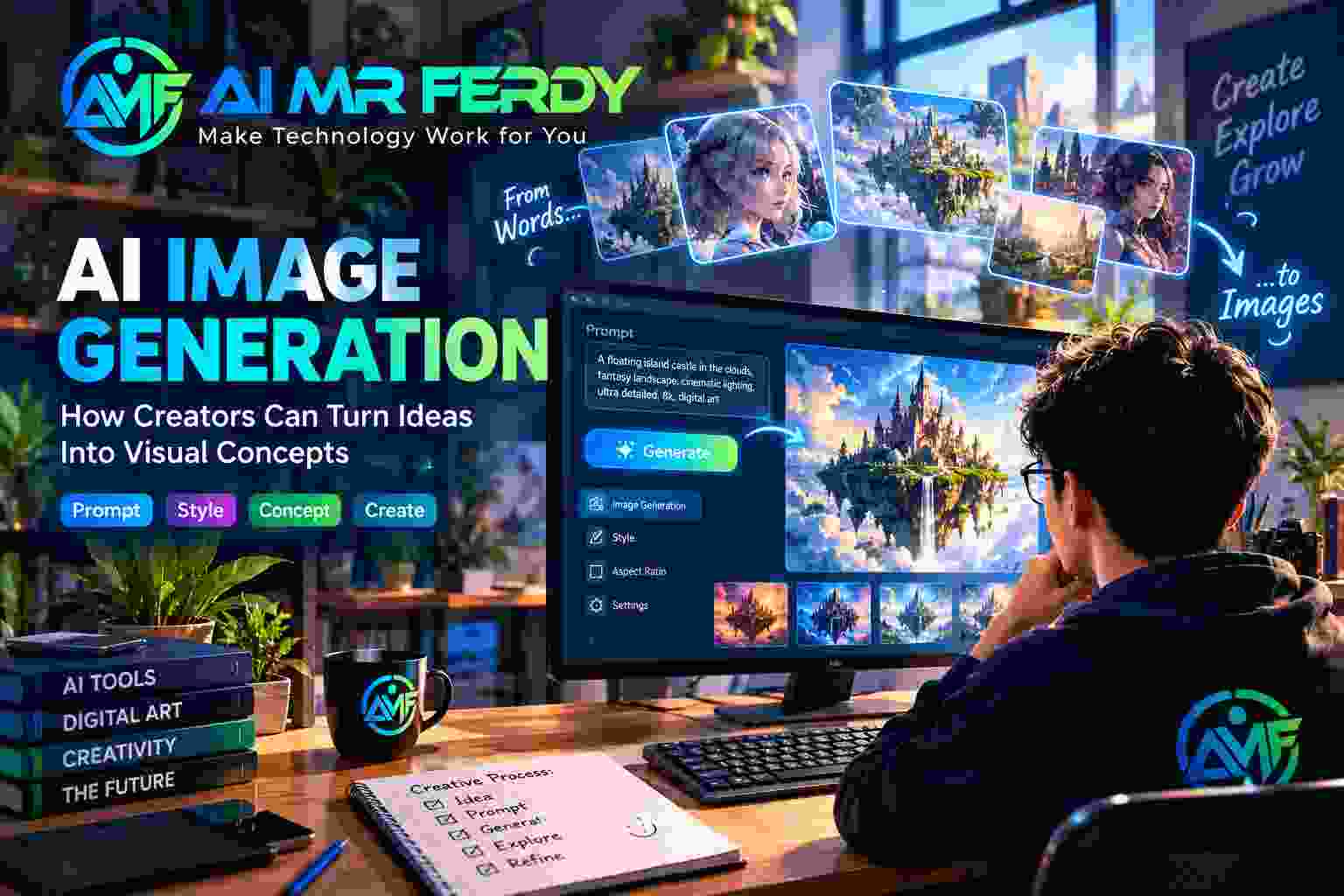 AI Mr Ferdy dan AI Image Generation untuk Kreator Digital
